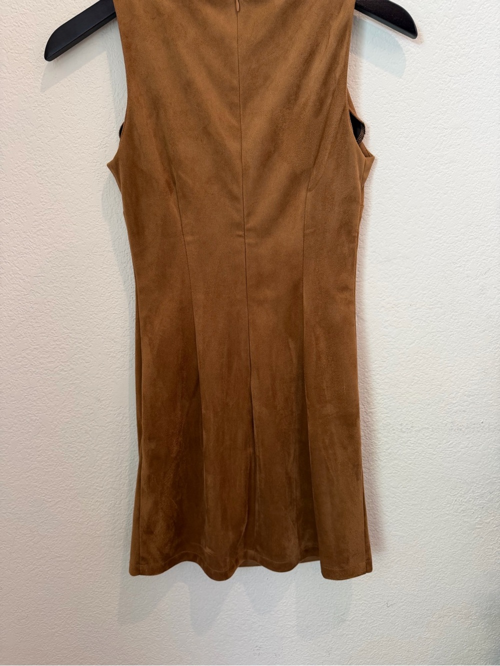 Sincerely Jules NWOT Faux Suede Shift Dress Size XS - Picture 3 of 8